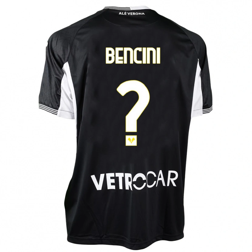 Danxen Kinder Mattia Bencini #0 Trikot Schwarz Weiß Torwarttrikot 2025/26 Österreich