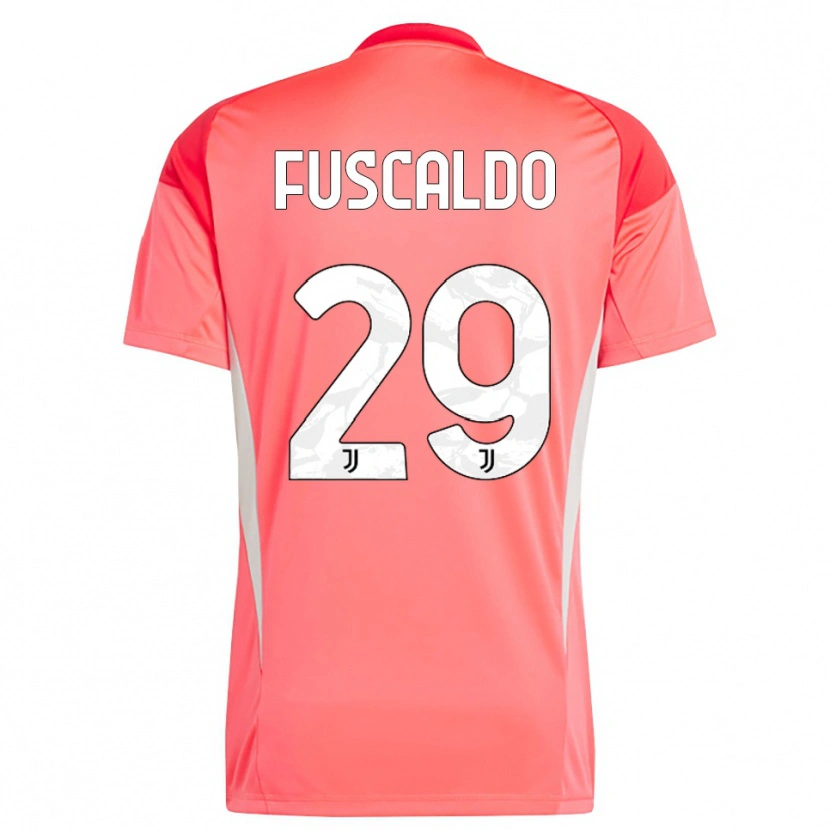 Danxen Kinder Matteo Fuscaldo #29 Trikot Rot Orange Torwarttrikot 2025/26 Österreich