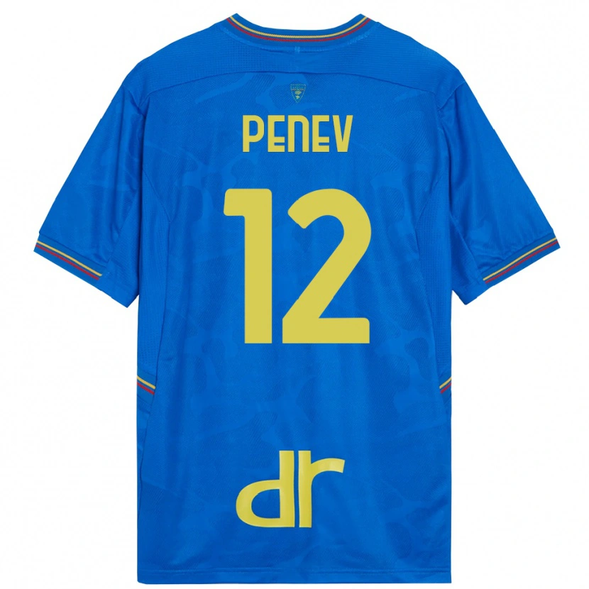Danxen Kinder Plamen Penev #12 Trikot Königsblau Braun Torwarttrikot 2025/26 Österreich
