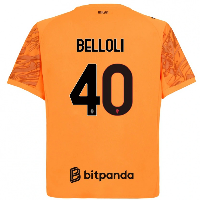 Danxen Kinder Sofia Belloli #40 Trikot Orange Gelb Schwarz Torwarttrikot 2025/26 Österreich