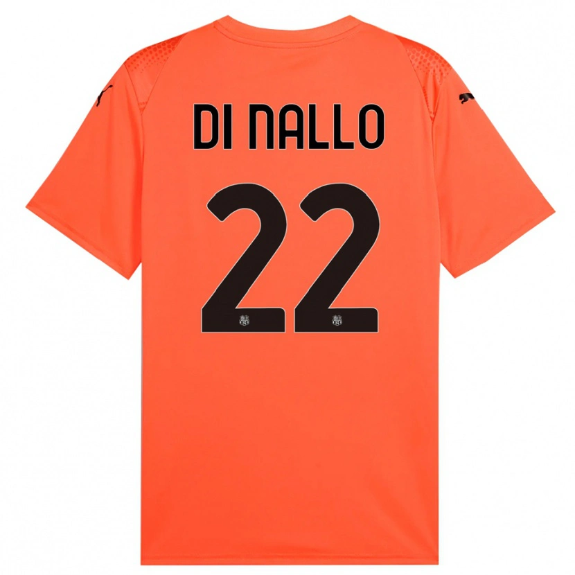 Danxen Kinder Erica Di Nallo #22 Trikot Orange Schwarz Torwarttrikot 2025/26 Österreich