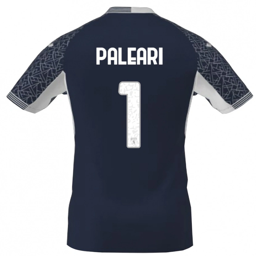 Danxen Kinder Alberto Paleari #1 Trikot Blau Schwarz Weiß Torwarttrikot 2025/26 Österreich