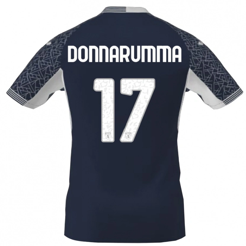 Danxen Kinder Antonio Donnarumma #17 Trikot Blau Schwarz Weiß Torwarttrikot 2025/26 Österreich