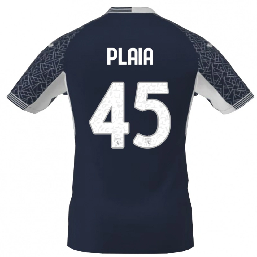 Danxen Kinder Francesco Plaia #45 Trikot Blau Schwarz Weiß Torwarttrikot 2025/26 Österreich