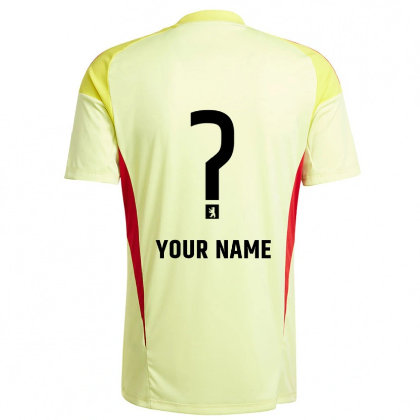 Danxen Kinder 1. FC Union Berlin Trikot Hellgelb Schwarz Torwarttrikot 2025/26 Österreich