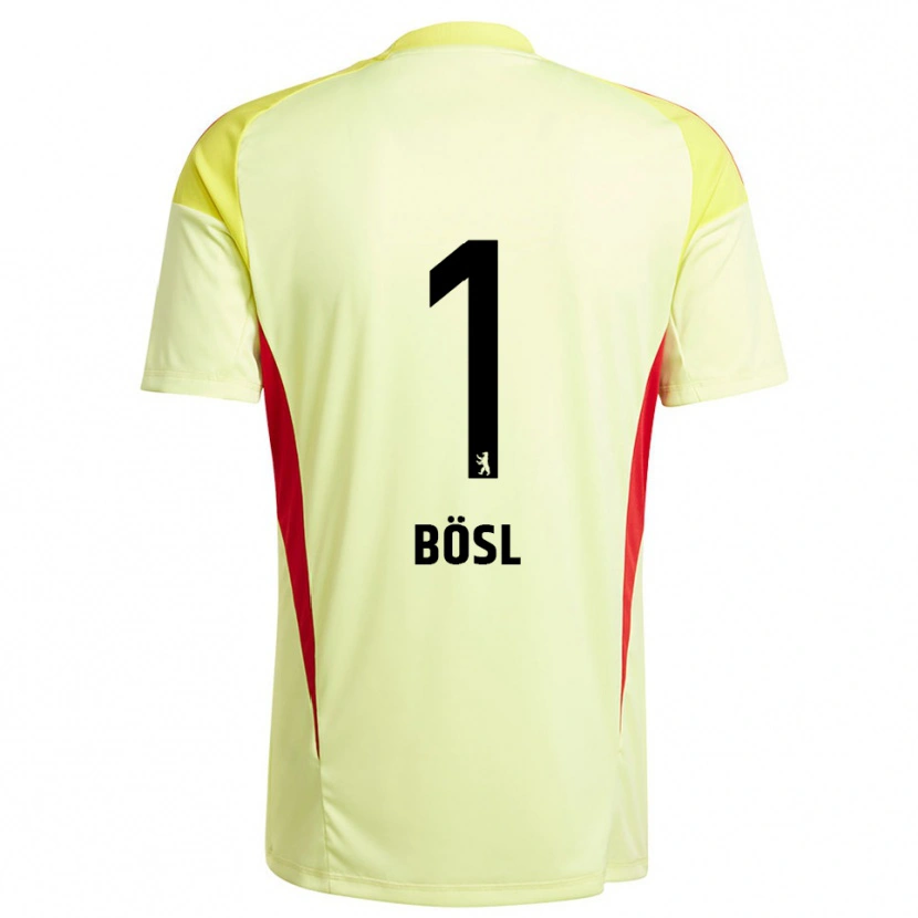 Danxen Kinder Cara Bösl #1 Trikot Hellgelb Schwarz Torwarttrikot 2025/26 Österreich