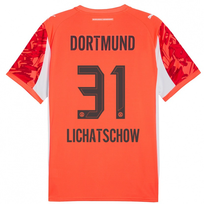 Danxen Kinder Deniese Lichatschow #31 Trikot Rot Orange Torwarttrikot 2025/26 Österreich