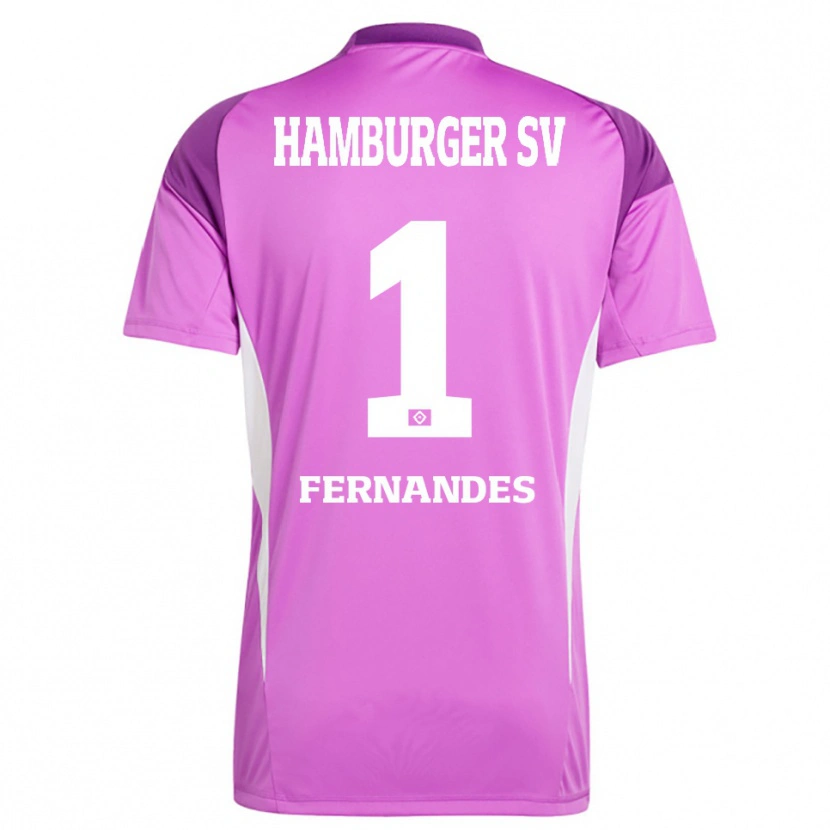 Danxen Kinder Daniel Heuer Fernandes #1 Trikot Flieder Weiß Lila Torwarttrikot 2025/26 Österreich