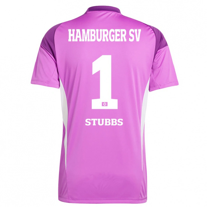 Danxen Kinder James Stubbs #1 Trikot Flieder Weiß Lila Torwarttrikot 2025/26 Österreich
