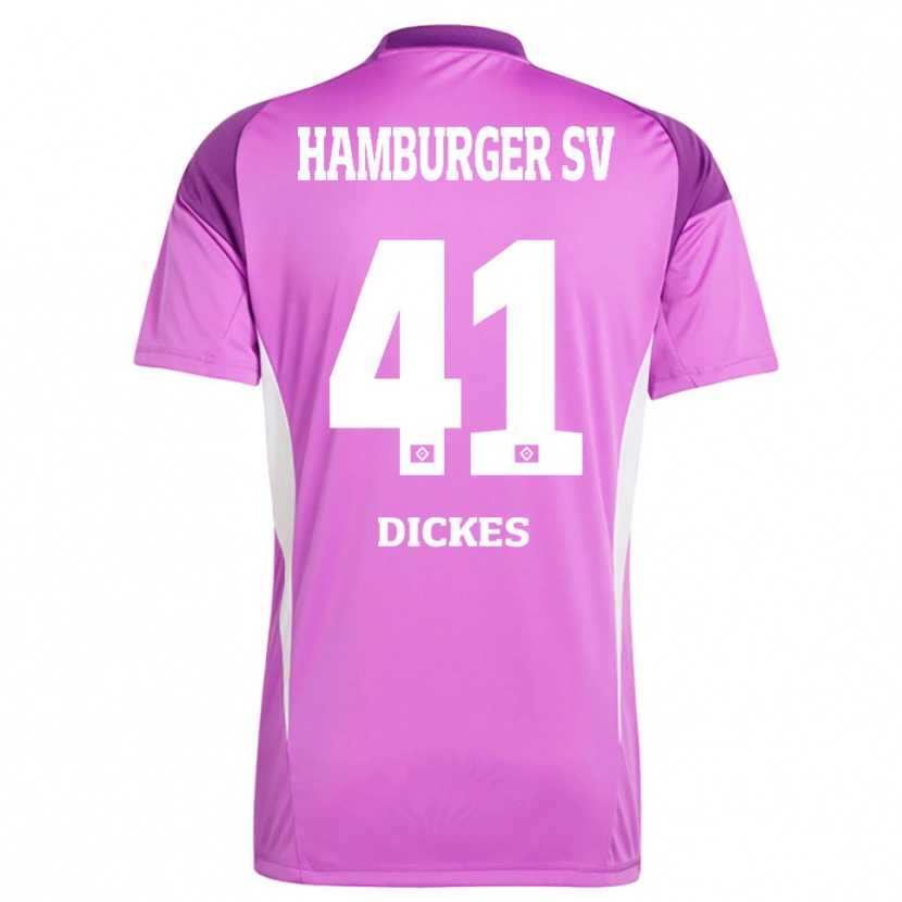Danxen Kinder Fernando Dickes #41 Trikot Flieder Weiß Lila Torwarttrikot 2025/26 Österreich