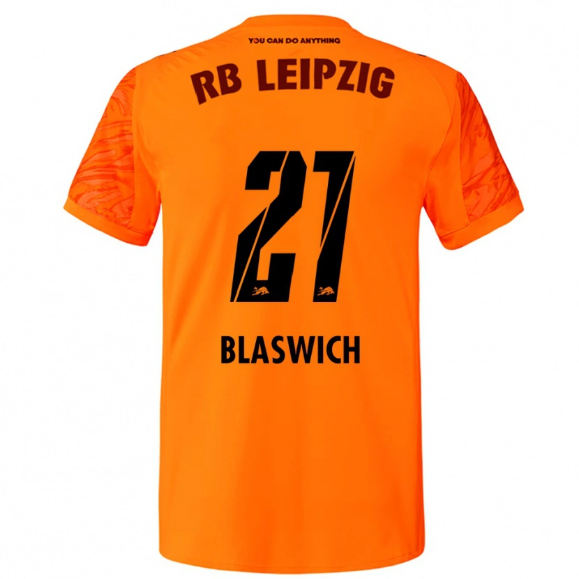 Danxen Kinder Janis Blaswich #21 Trikot Orange Rot Torwarttrikot 2025/26 Österreich