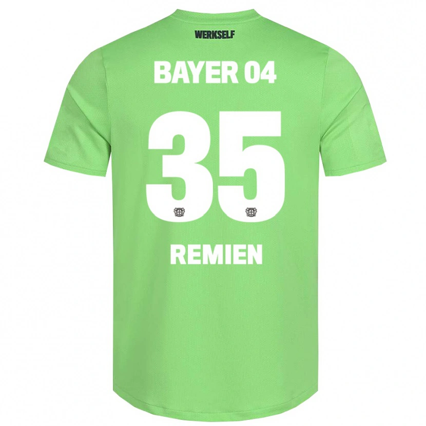 Danxen Kinder Louisa Remien #35 Trikot Hellgrün Weiß Torwarttrikot 2025/26 Österreich