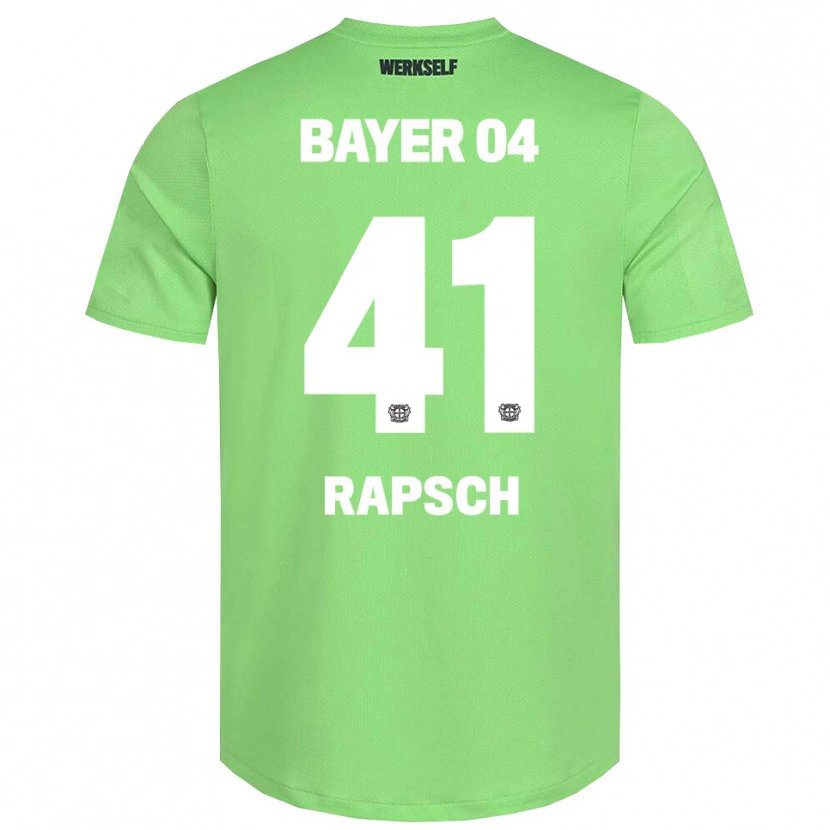 Danxen Kinder Simeon Rapsch #41 Trikot Hellgrün Weiß Torwarttrikot 2025/26 Österreich
