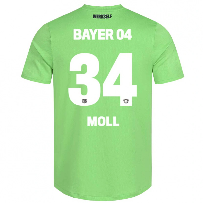 Danxen Kinder Anne Moll #34 Trikot Hellgrün Weiß Torwarttrikot 2025/26 Österreich
