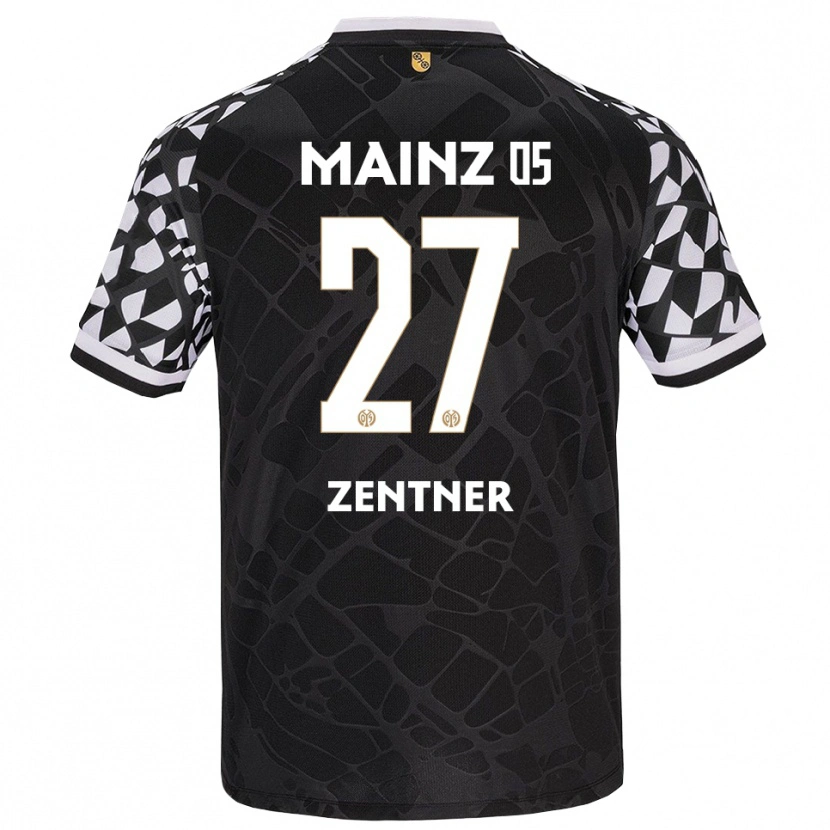 Danxen Kinder Robin Zentner #27 Trikot Schwarz Weiß Torwarttrikot 2025/26 Österreich