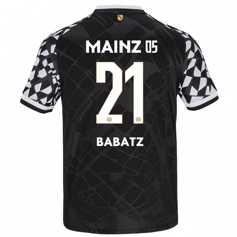Danxen Kinder Louis Babatz #21 Trikot Schwarz Weiß Torwarttrikot 2025/26 Österreich
