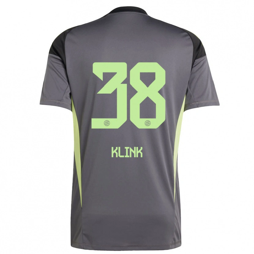 Danxen Kinder Anna Klink #38 Trikot Schwarz Grün Gelb Torwarttrikot 2025/26 Österreich