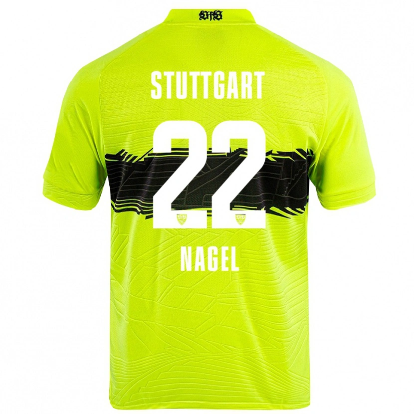 Danxen Kinder Lucas Nagel #22 Trikot Grün Gelb Schwarz Torwarttrikot 2025/26 Österreich