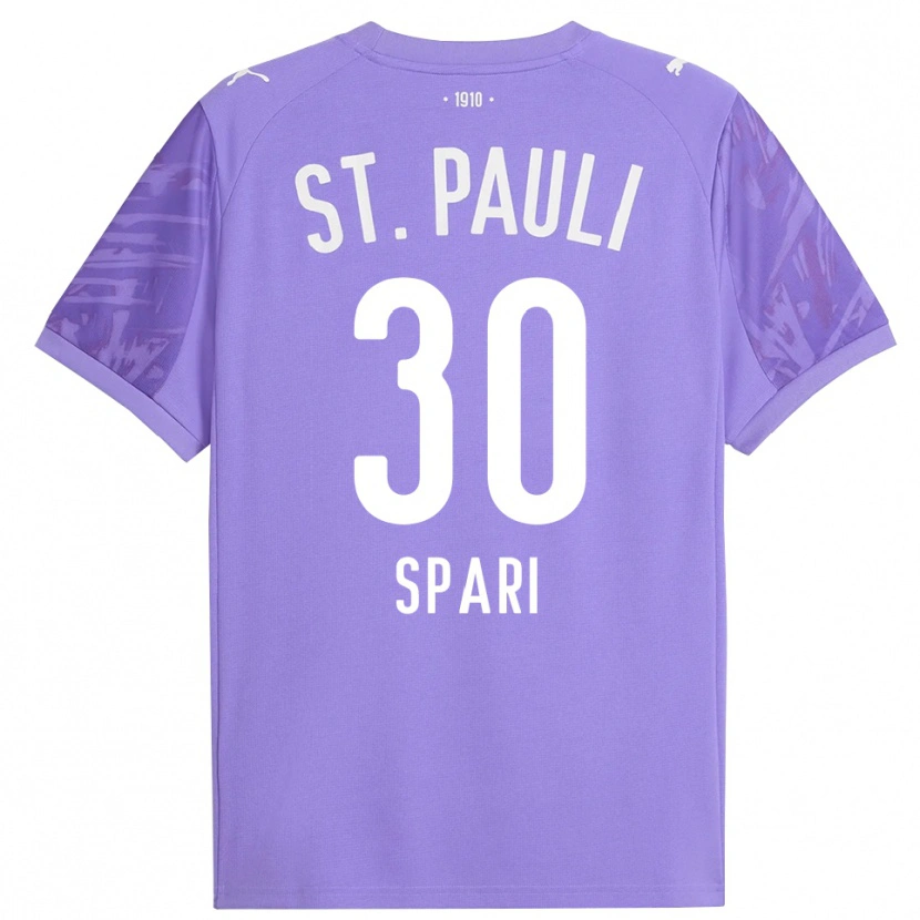 Danxen Kinder Simon Spari #30 Trikot Mittel Lila Schwarz Torwarttrikot 2025/26 Österreich