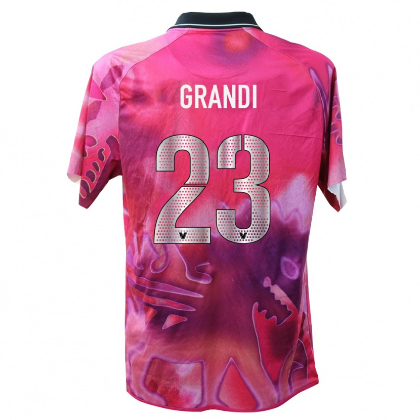 Danxen Kinder Matteo Grandi #23 Trikot Tiefes Pink Torwarttrikot 2025/26 Österreich