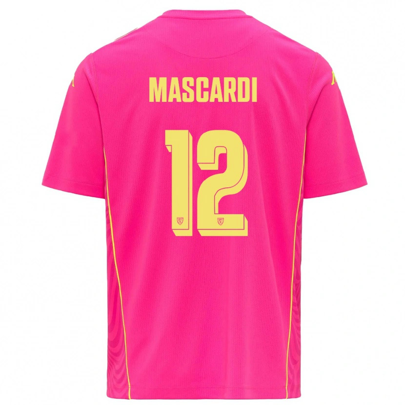 Danxen Kinder Diego Mascardi #12 Trikot Tiefes Pink Gelb Torwarttrikot 2025/26 Österreich