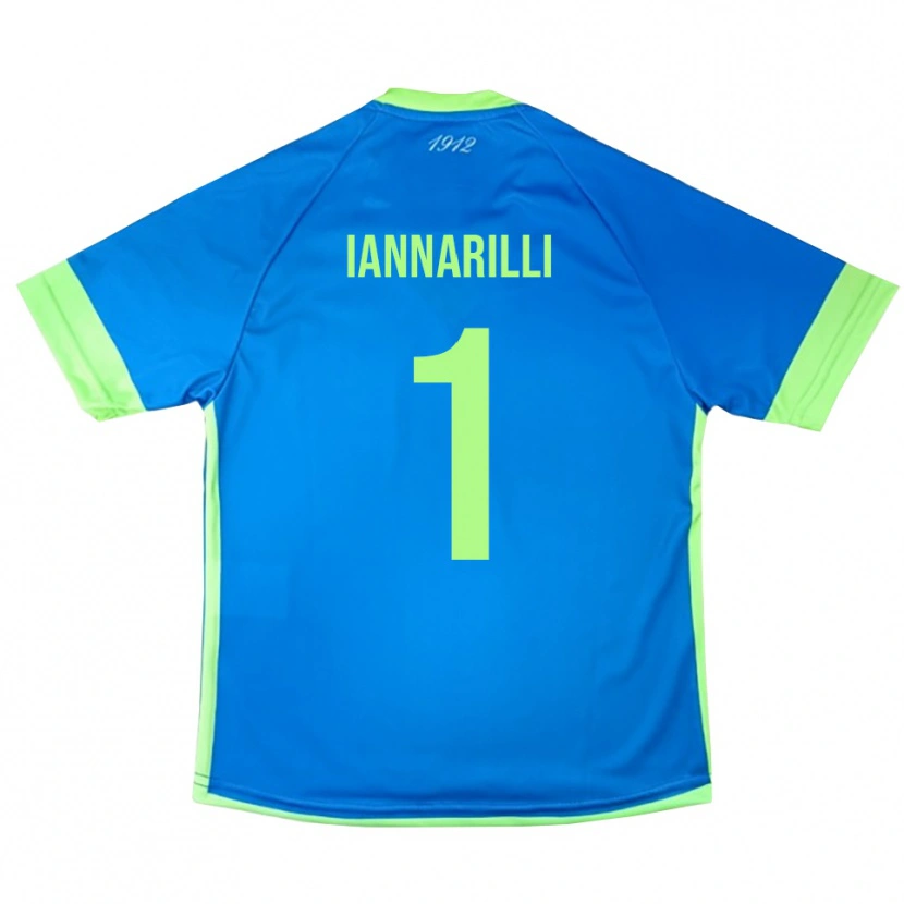 Danxen Kinder Antony Iannarilli #1 Trikot Blau Grün Gelb Torwarttrikot 2025/26 Österreich