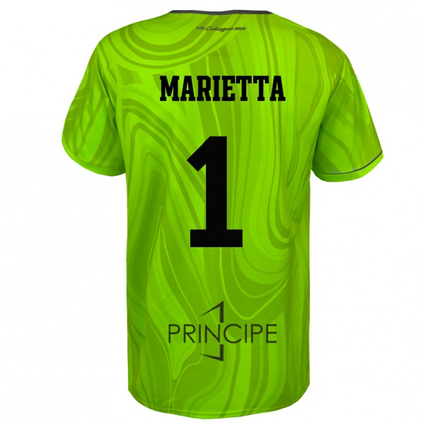 Danxen Kinder Christian Marietta #1 Trikot Gelb Grün Schwarz Torwarttrikot 2025/26 Österreich