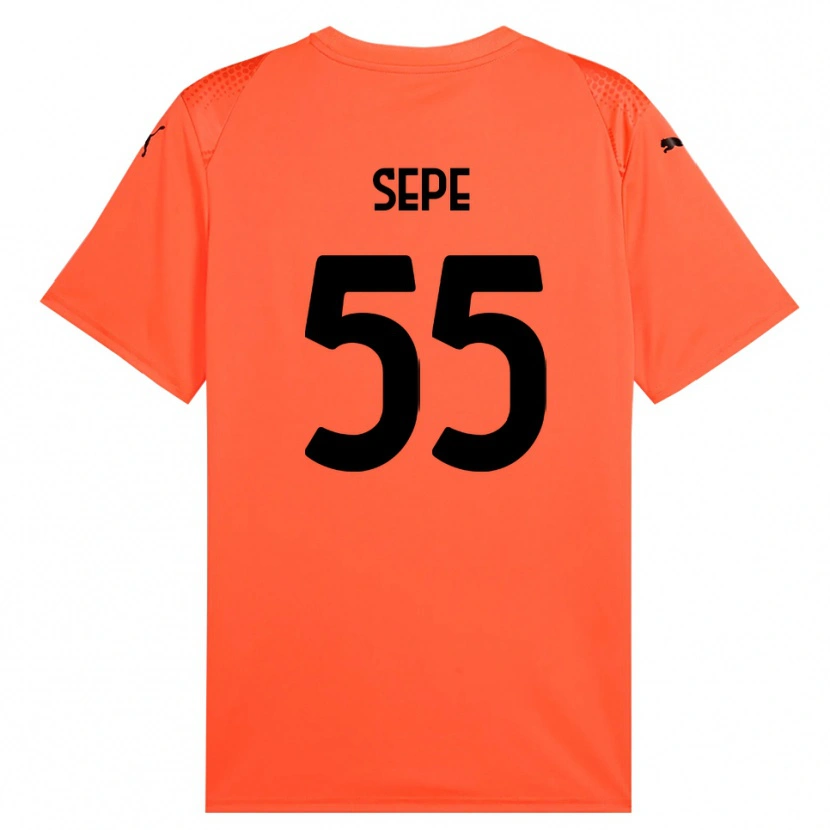 Danxen Kinder Luigi Sepe #55 Trikot Orange Schwarz Torwarttrikot 2025/26 Österreich