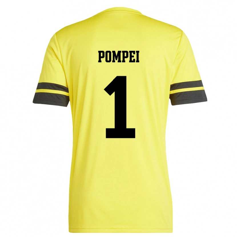Danxen Kinder Thomas Pompei #1 Trikot Gelb Schwarz Torwarttrikot 2025/26 Österreich