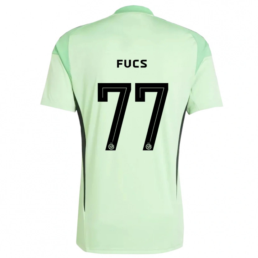 Danxen Kinder Roee Fucs #77 Trikot Hellgrün Schwarz Torwarttrikot 2025/26 Österreich