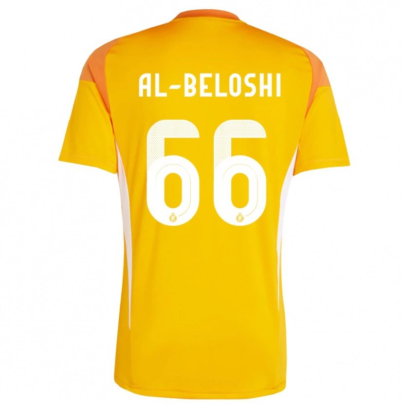 Danxen Kinder Reem Al-Beloshi #66 Trikot Orange Gelb Weiß Torwarttrikot 2025/26 Österreich