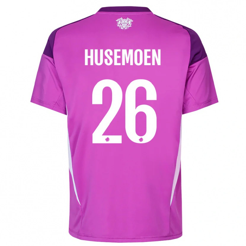 Danxen Kinder Astrid Husemoen #26 Trikot Flieder Lila Weiß Torwarttrikot 2025/26 Österreich