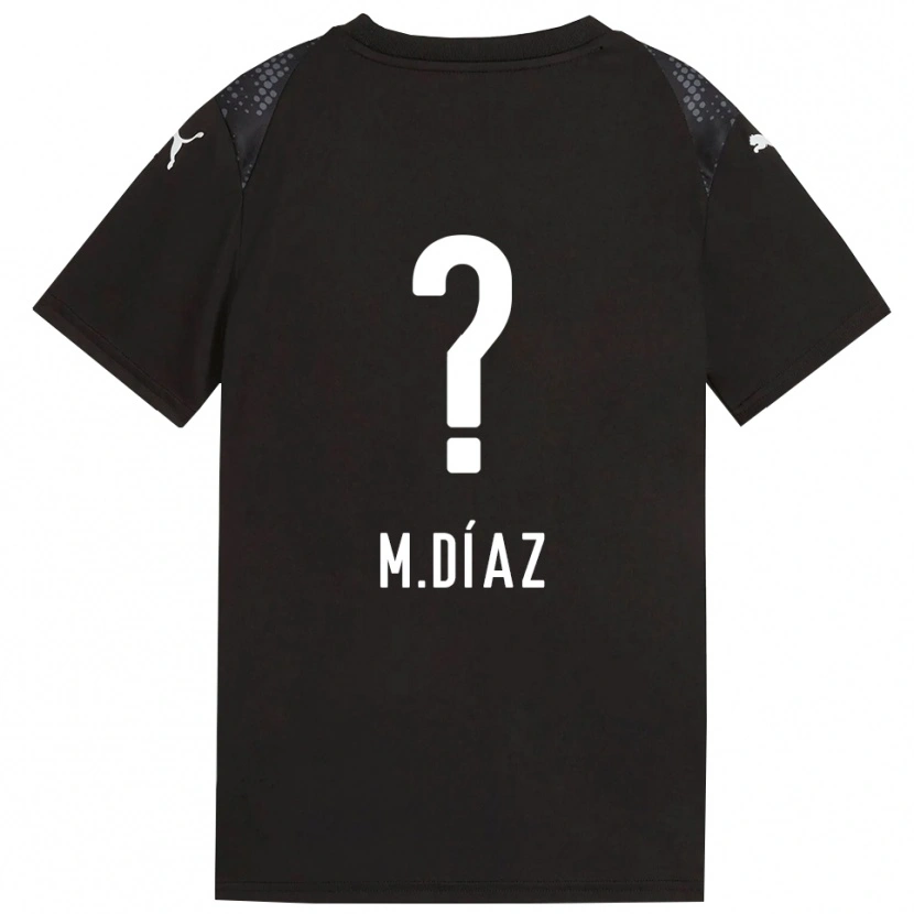 Danxen Kinder Mateo Díaz #0 Trikot Schwarz Goldenrod Torwarttrikot 2025/26 Österreich