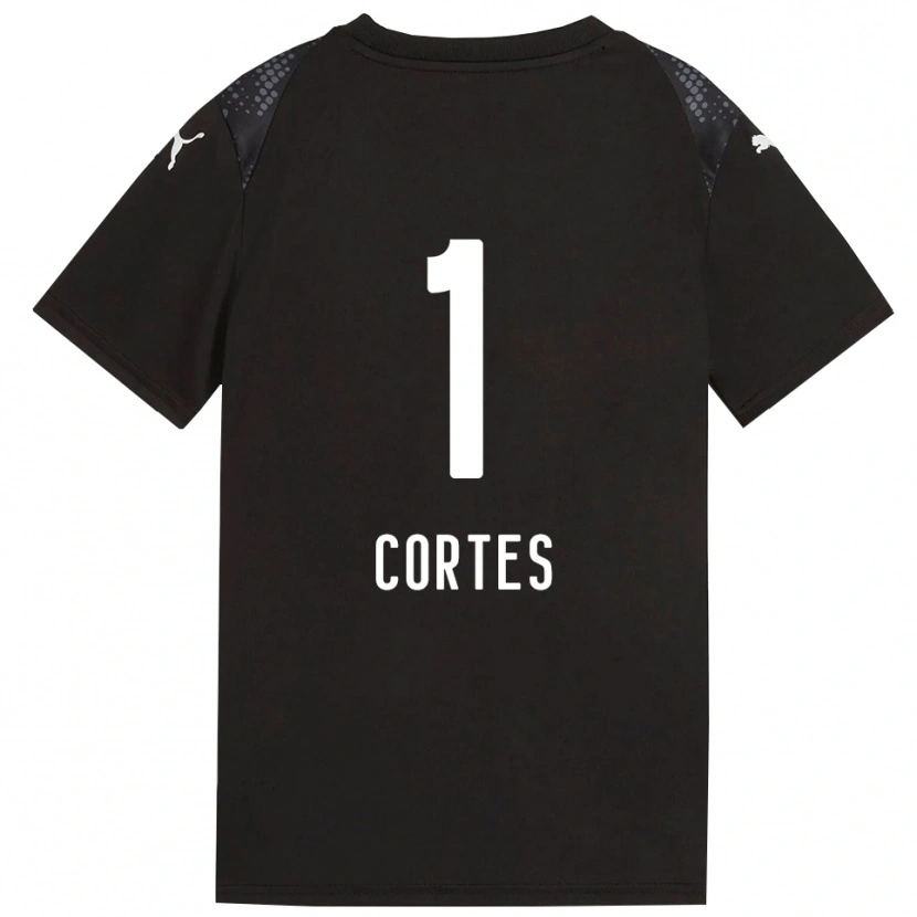 Danxen Kinder Brayan Cortés #1 Trikot Schwarz Goldenrod Torwarttrikot 2025/26 Österreich