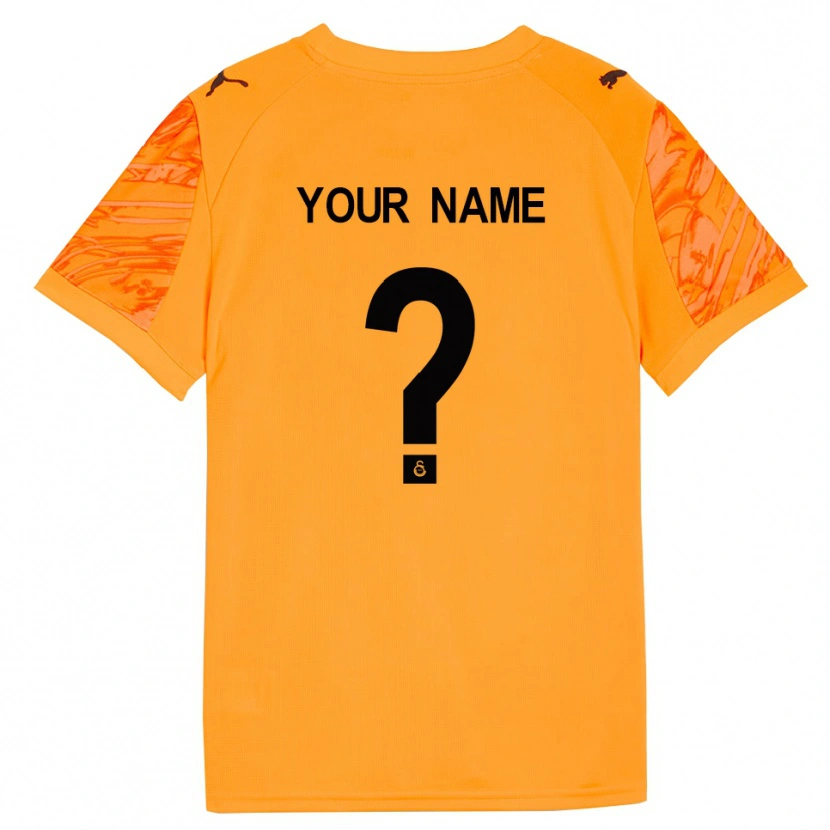 Danxen Kinder Galatasaray SK Trikot Dunkles Orange Schwarz Torwarttrikot 2025/26 Österreich