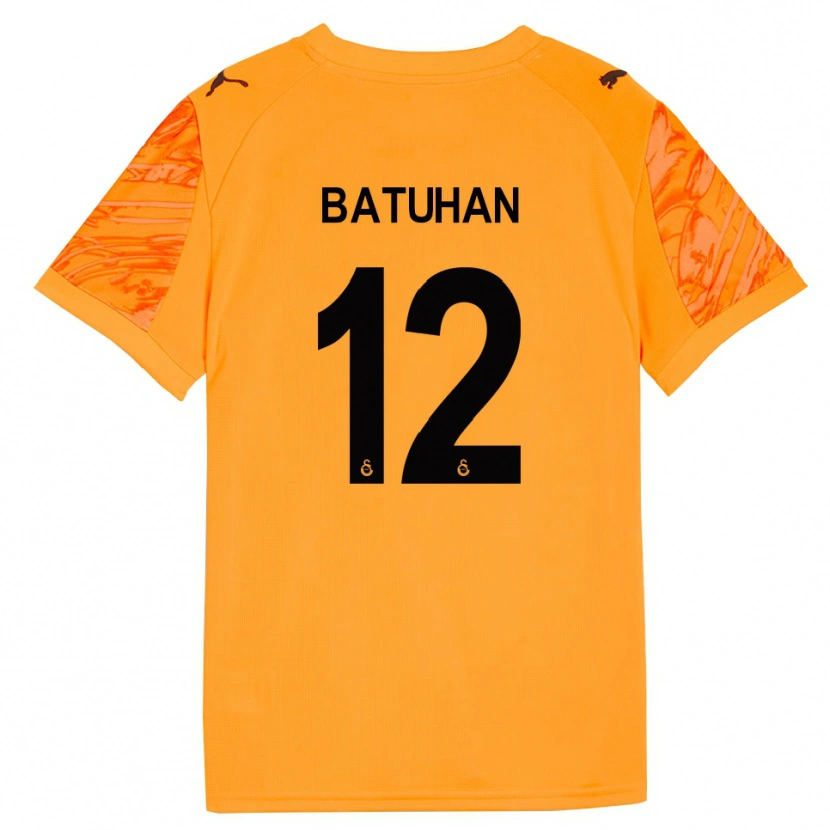 Danxen Kinder Batuhan Şen #12 Trikot Dunkles Orange Schwarz Torwarttrikot 2025/26 Österreich