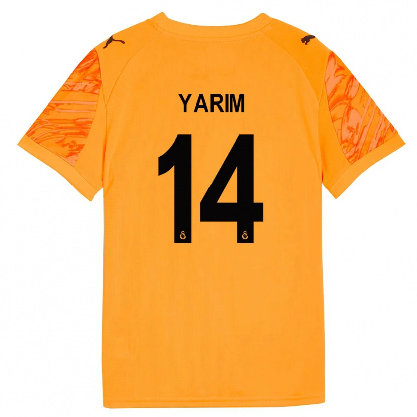 Danxen Kinder Esra Yarım #14 Trikot Dunkles Orange Schwarz Torwarttrikot 2025/26 Österreich