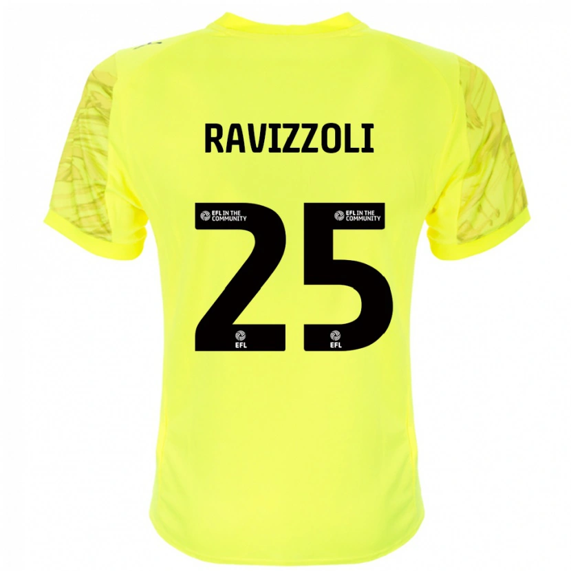 Danxen Kinder Franco Ravizzoli #25 Trikot Gelb Schwarz Torwarttrikot 2025/26 Österreich