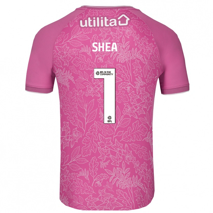 Danxen Kinder James Shea #1 Trikot Pink Schwarz Torwarttrikot 2025/26 Österreich