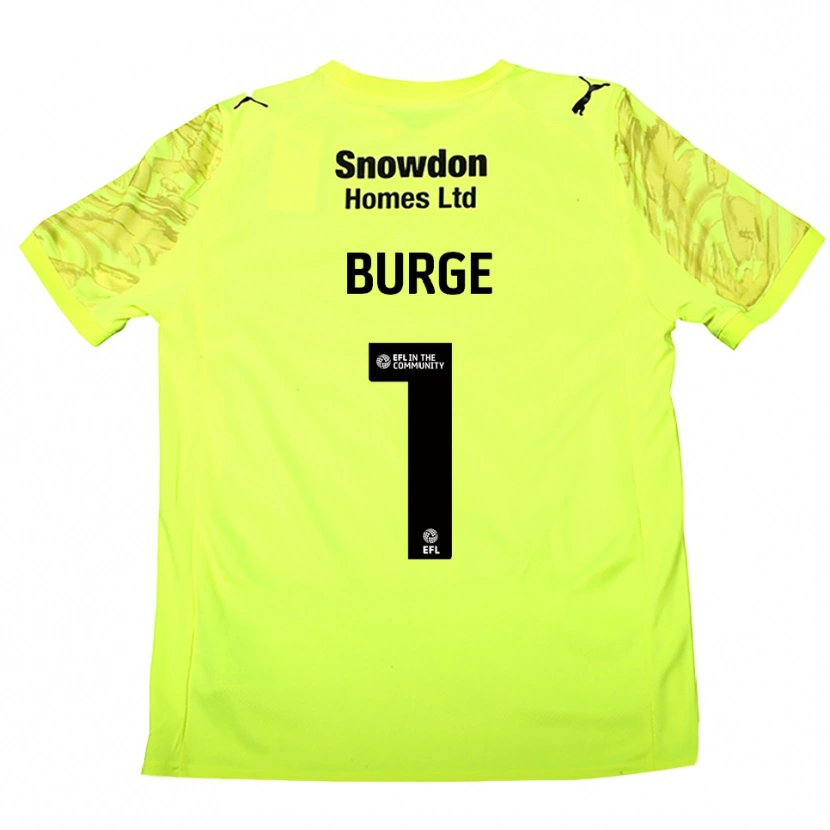 Danxen Kinder Lee Burge #1 Trikot Leuchtendes Grün Torwarttrikot 2025/26 Österreich