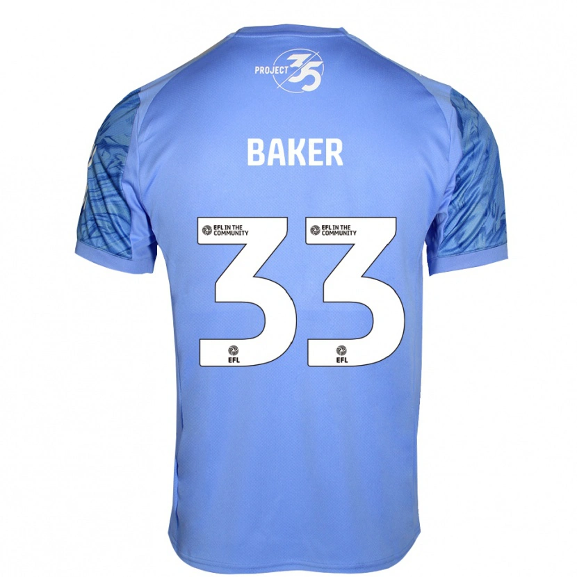 Danxen Kinder Zak Baker #33 Trikot Königsblau Torwarttrikot 2025/26 Österreich