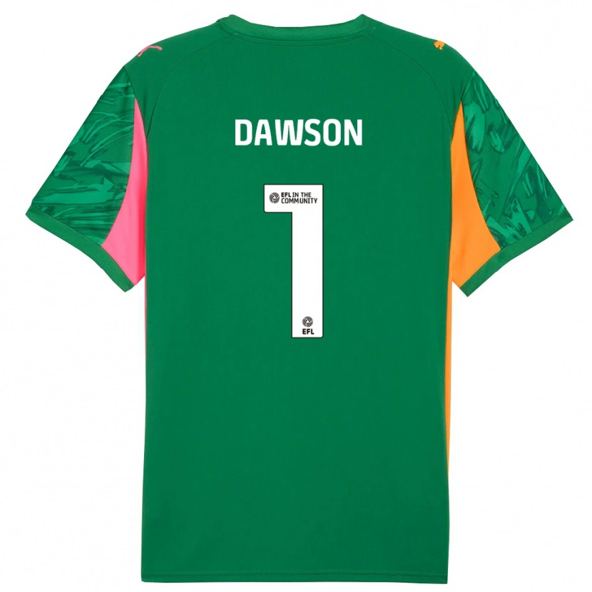 Danxen Kinder Cameron Dawson #1 Trikot Grün Orange Rosa Torwarttrikot 2025/26 Österreich