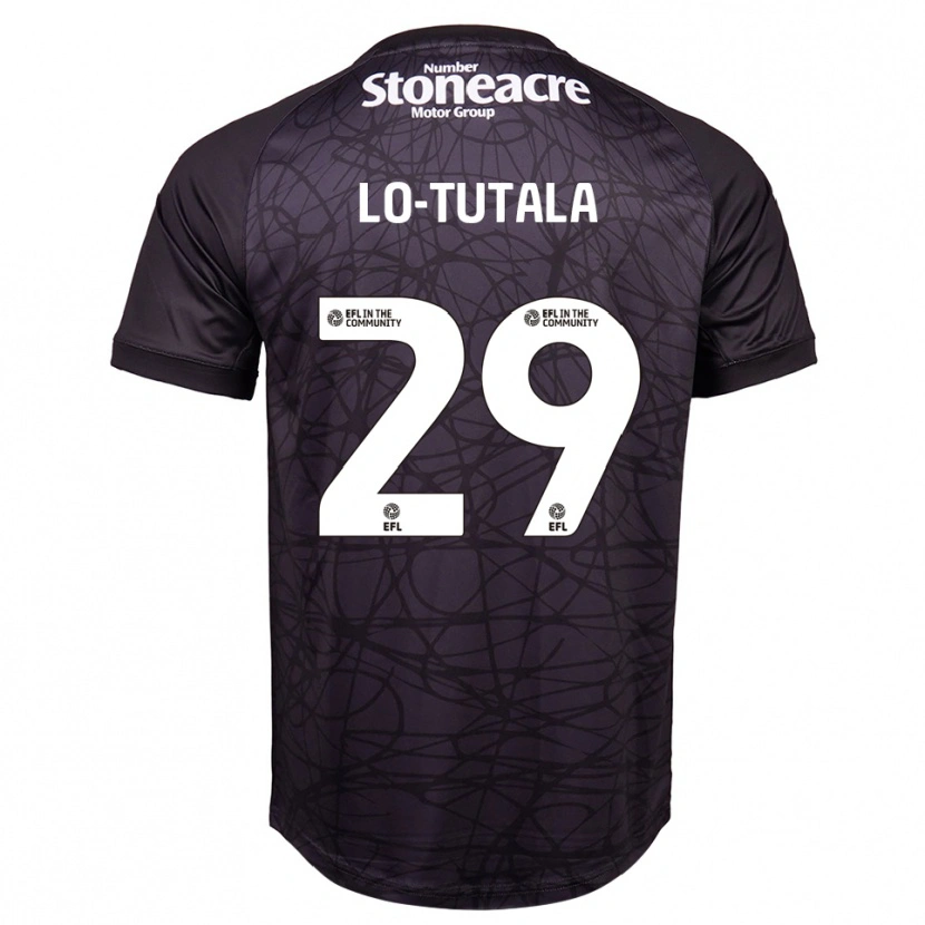 Danxen Kinder Thimothée Lo-Tutala #29 Trikot Schwarz Weiß Torwarttrikot 2025/26 Österreich