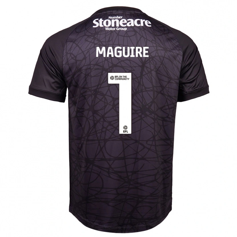 Danxen Kinder Imogen Maguire #1 Trikot Schwarz Weiß Torwarttrikot 2025/26 Österreich