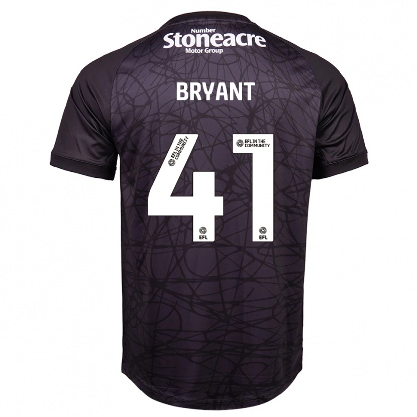 Danxen Kinder Jacob Bryant #41 Trikot Schwarz Weiß Torwarttrikot 2025/26 Österreich