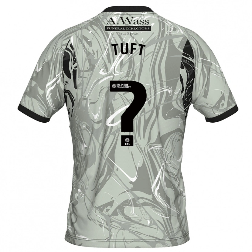 Danxen Kinder Jacob Tuft #0 Trikot Hellgrau Schwarz Torwarttrikot 2025/26 Österreich