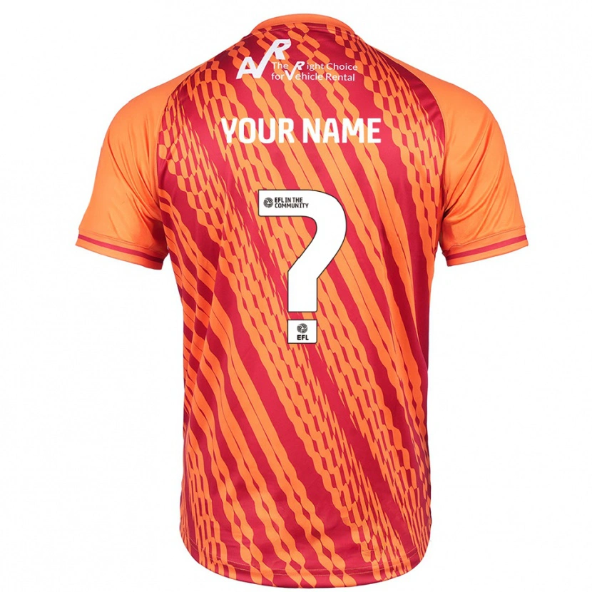 Danxen Kinder Shrewsbury Town Trikot Orange Torwarttrikot 2025/26 Österreich