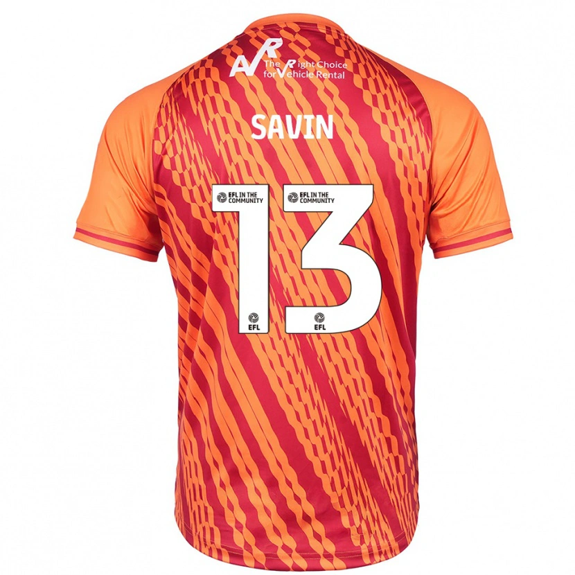 Danxen Kinder Toby Savin #13 Trikot Orange Torwarttrikot 2025/26 Österreich