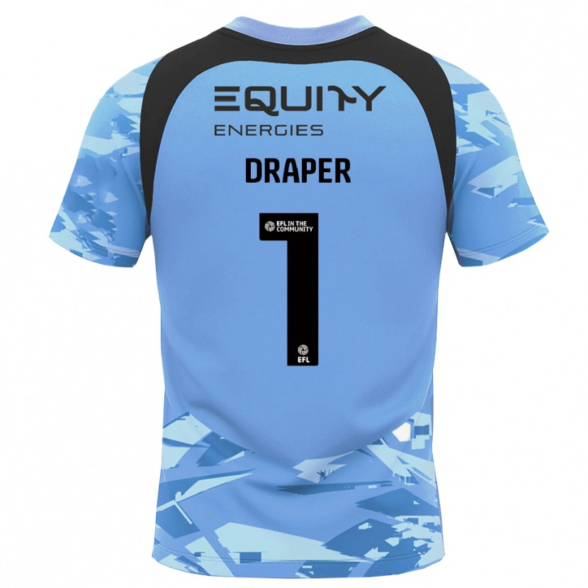 Danxen Kinder Anna Draper #1 Trikot Hellblau Glack Torwarttrikot 2025/26 Österreich