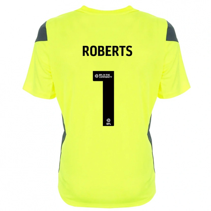 Danxen Kinder Myles Roberts #1 Trikot Leuchtendes Grün Schwarz Torwarttrikot 2025/26 Österreich